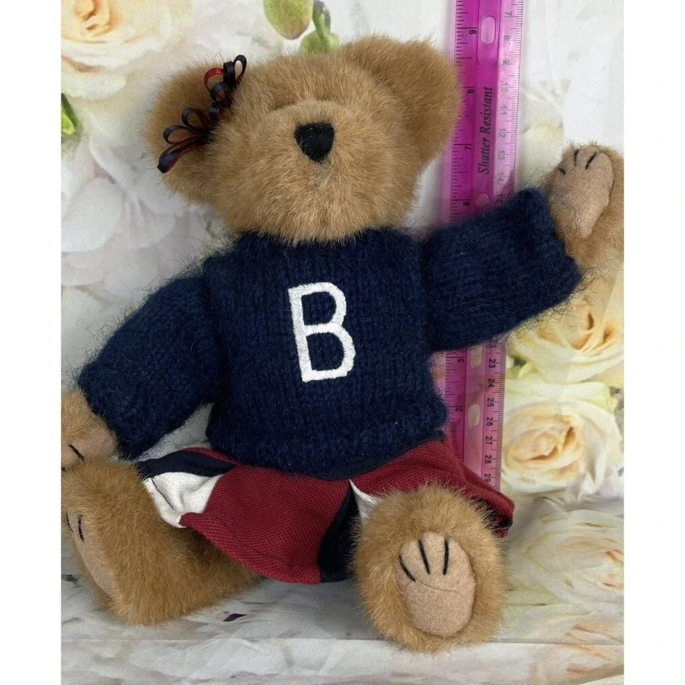 Boyd's Bear CHEERLEADER Tami P Rally Plush Bear Tags Red White Blue Letter B